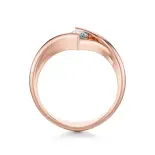 Pierścionek z diamentem różowe złoto AJPZ_105